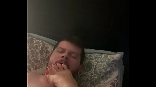 Ex girlfriends feet in my face